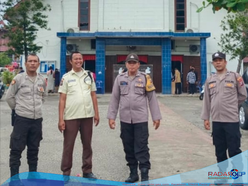 Polresta Deli Serdang dan Polsek Jajaran Laksanakan Pengamanan Ibadah Gereja